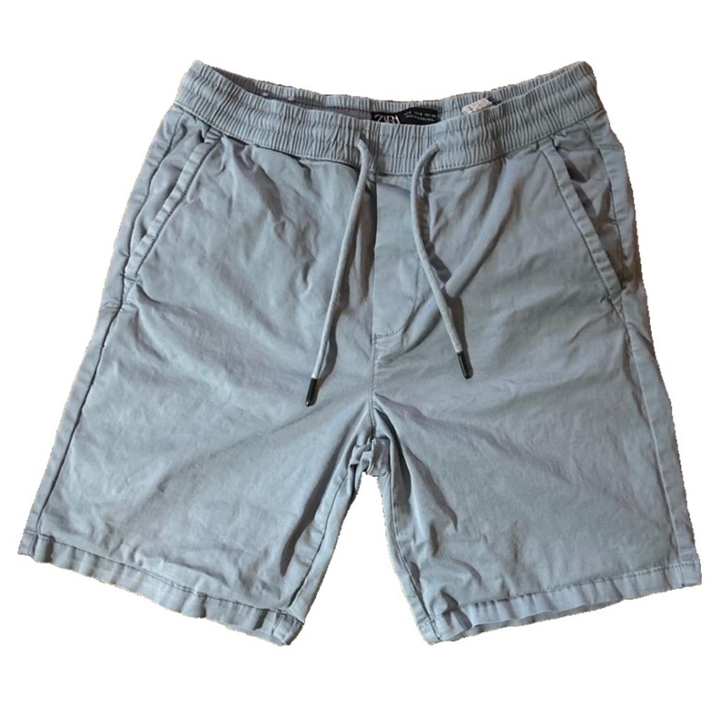 Zara light blue shorts with drawstring size S